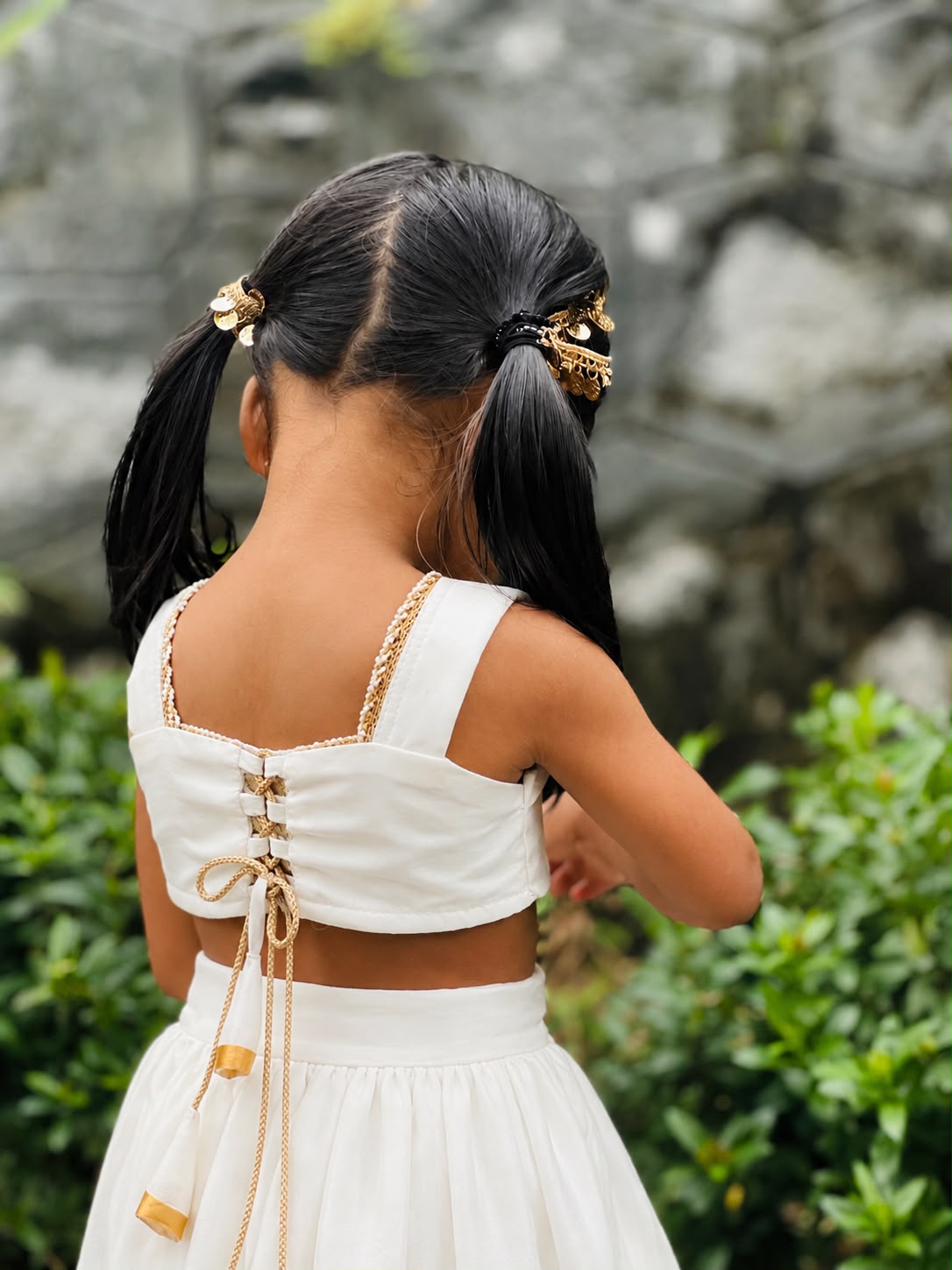 Organza skirt and top